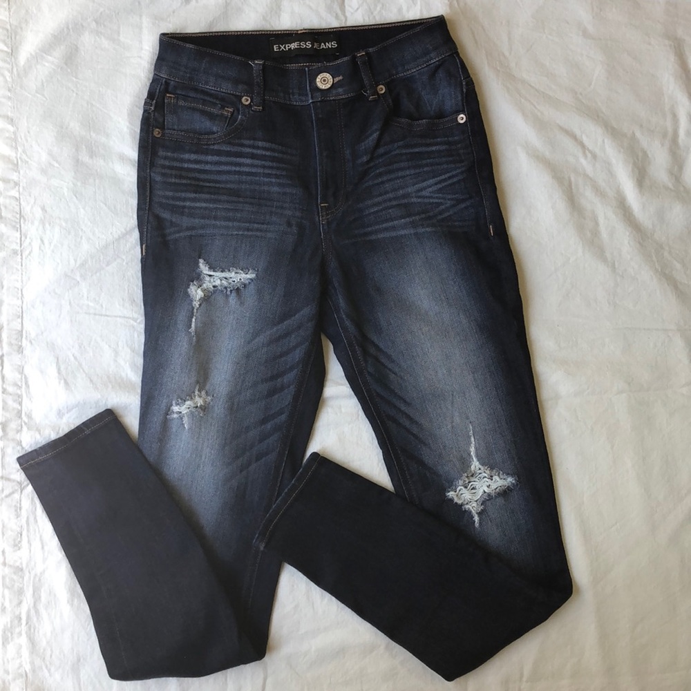 Express high rise jegging size 4r